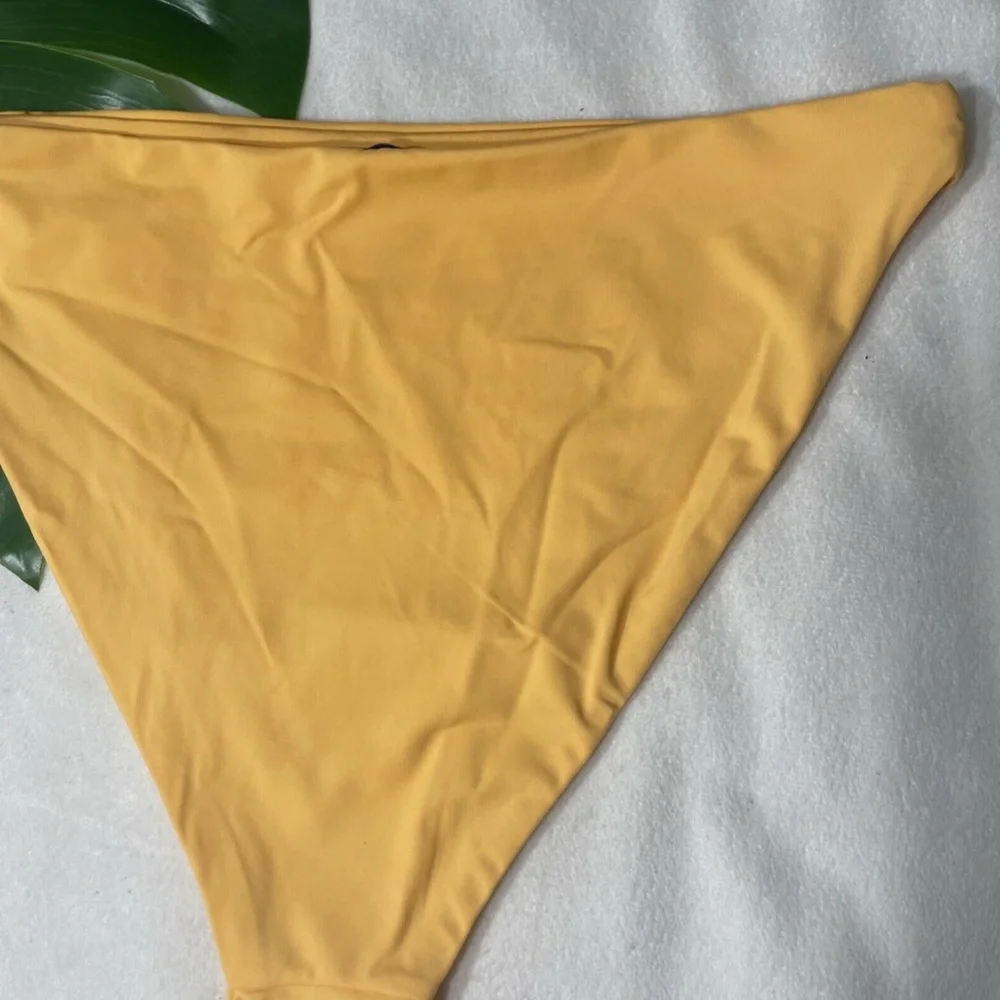 NWT [ SZ Large ] WeWoreWhat Amber Bikini Bottoms Apricot‎